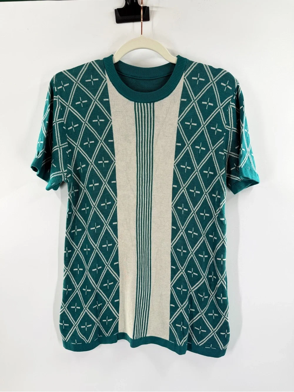 EUC Nitagut Striped & Geo Pattern Sweater